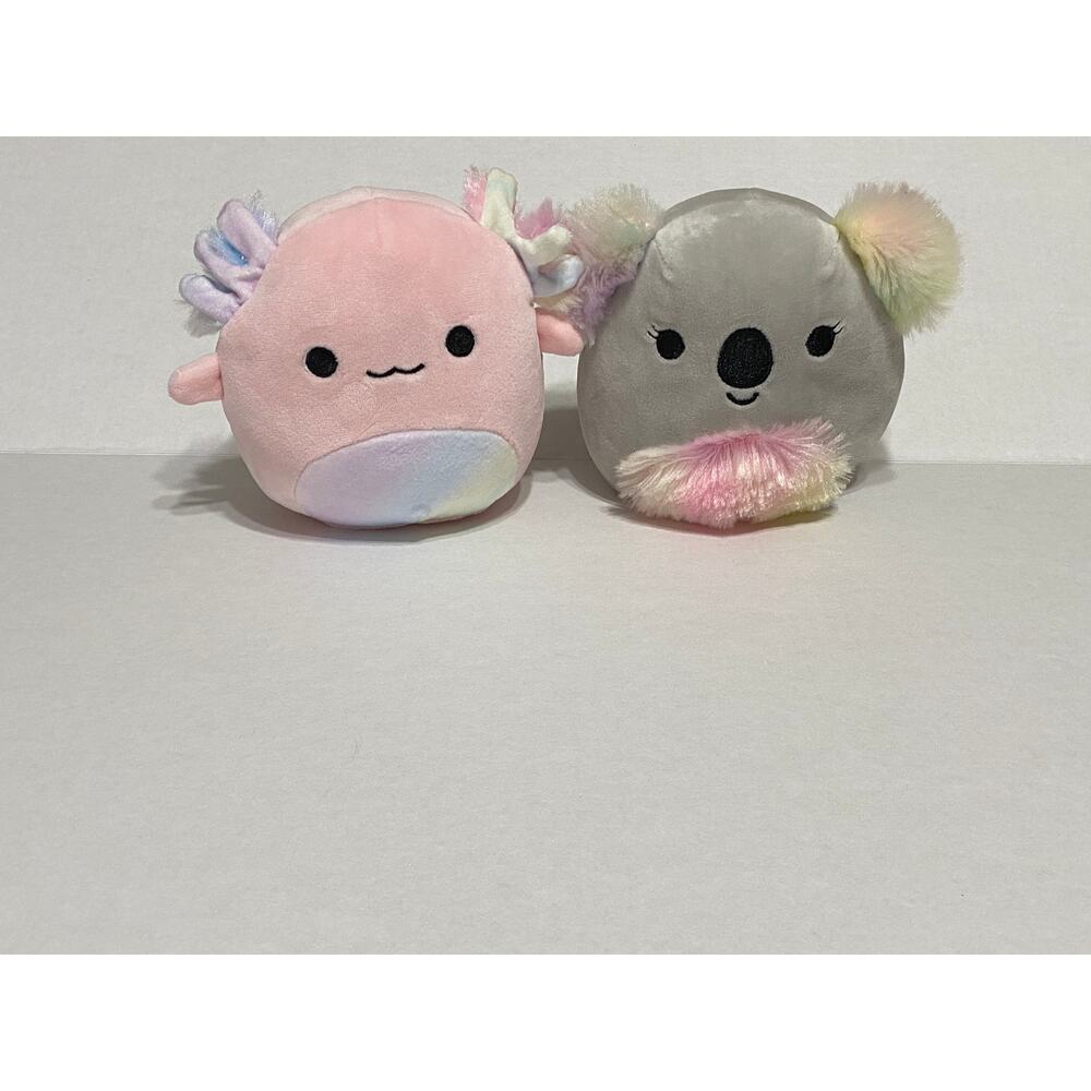 Original Squishmallows Axolotl Koala Mini Plush Lot Pre Owned